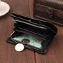OEM005 Short Men Wallets Fashion New Card Purse Multifunction Organ Leather Wallet For Male Zipper Wallet With Coin Pocket