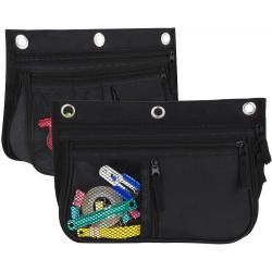 Wholesale Custom Expandable Pencil Pouch Large Capacity Stationery Pen Organizer Zipper Pencil Case Bag