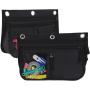 Wholesale Custom Expandable Pencil Pouch Large Capacity Stationery Pen Organizer Zipper Pencil Case Bag