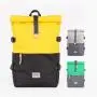CHANGRONG Custom recycled Rpet polyester roll top Travel Casual Rucksack backpack waterproof