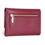2024 Manufacturer Customized Genuine Leather Plain Ladies Zipper Wallet Blocking Credit Card Rfid