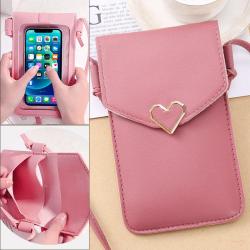 Hot Selling Mobile Phone Bag 2024 New Small Mini Single Shoulder Crossbody Bag Zipper Wallet Fashion Mobile Phone Messenger Bag