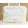 Factory Wholesale Small Quantity Custom  Adorable Outdoor  Terry Cloth Cosmetic Bags Velvet Jewelry Pouch Women Wallet