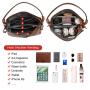 Realer  2022 Vintage Soft PU Leather Women Tote Hand bags Fashion Large Hobos Shoulder Bags Ladies Purses and Handbags