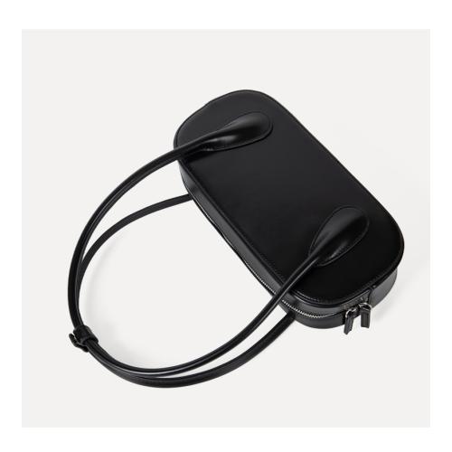 Wholesale 2024 New Design high-Quality comfortable Soft Popular Zipper Design Simple Portable Hand Bags for woman