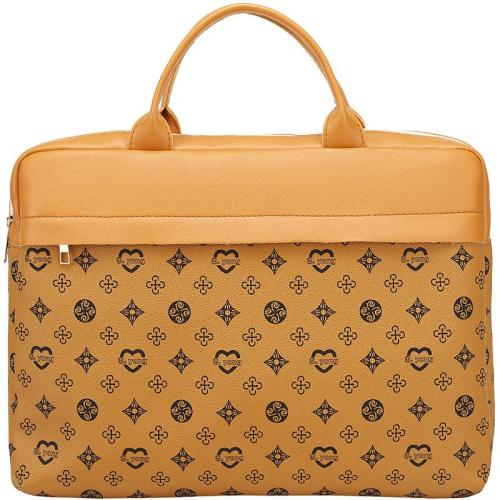 Computer bag 2024 new shoulder bag women's fashion design pu leather laptop bag