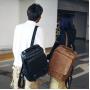 ZWY220 Outdoor Sports Traveling Men PU Shoulder Bag Wholesale Fashion Simple Business Backpack Hot Sale Student Laptop Schoolbag