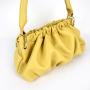 Trendy Women Pleated Shoulder Underarm Bag Casual Ladies Solid Color with chain Hobos Purse Handbags