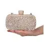 New Luxury 2022 Dinner Bag European And American Ladies Handbag Diamond Banquet Clutch Bag Elegant Crystal Evening Bag