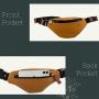 Fanny Packs For Women Fashionable Waist Belt Bag PU smell proof Waist Pack