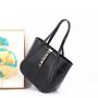 Ladysky 2024 customization logo letter handbag for women quality large-capacity tote bag crocodile ladies shoulder bag  35 cm