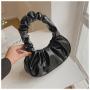2024 New Korean Fashion Single Shoulder Bags for Women French Style Dumpling Tote Bag Fashionable Folded Handbag Underarm Bag