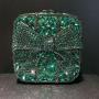 New bow gift box with diamond inlaid small square bag evening bag