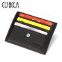 2021 New PU lychee pattern short wallet mini card holder  business card holder wholesale customization wallet unisex