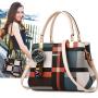 Large Capacity  Luxury Handbags for Women with Pompon China Wholesale PU Womens Bags Ladies Single Shoulder Bag