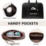 LOVEVOOK Laptop Tote Bag for Women 15.6 inch Computer Tote Work Handbags Purses Large Waterproof Office Ladies Leather Briefcase