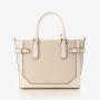 Wholesale China Supplier Large Capacity  Beige And White Leather Tote Bag Pu Leather Handbags For Women