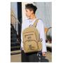 MGB003 Hot Sell Canvas Bag New Retro Casual Backpack Student Schoolbag Computer Bag Large Capacity Backpack with Logo