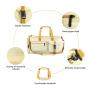 Custom Logo 2 in 1 Hanging Suitcase Suit Travel Bags with Shoe Pouch Carry On Convertible Garment Duffle Bag