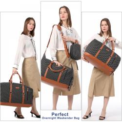 LOVEVOOK 2022 wholesale lightweight 2pc ladies stripe tote bags foldable gym overnight carry on duffel bags women travel bags