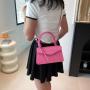ZR800 Woman PU Bag Daily Life Girl Solid Color Small Square Single Bag Girl Magnetic Button  Leisure Underarm Versatile Bag