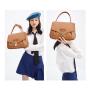2022 New Design Custom Crossbody Bags With A Lock Women Genuine Leather Ladies Luxury Brown Color Handbags