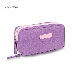 Purple Portable Insulated Insulin Bag Transporting Insulin  Medical Travel Insulin Cooler Bag Medical Ice Bags Cold Gel