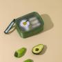 Creative Portable Toiletry Bag Travel Large Capacity Cosmetic Storage Bag PVC Transparent Waterproof Daisy Cosmetic Bag