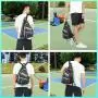 Adjustable Pickleball Sling Bag for Pickleball Paddle with Fence Hook Water Bottle Holder Pickleball Bag Backpack for Men Women