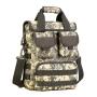 Unisex Tactical Reconnaissance Bag A4 Commuting Shoulder Crossbody Handbag for Men and Women with Durable Zipper Closure