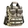 Unisex Tactical Reconnaissance Bag A4 Commuting Shoulder Crossbody Handbag for Men and Women with Durable Zipper Closure