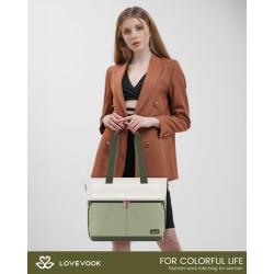 LOVEVOOK 15.6 In Laptop Tote Bag Large Capacity Work Bags fashion tote bag for women