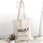 High Quality Organic Cotton Tote Travel Gift Bag For Women Custom Logo Printing Cotton Handle Shopping Bag