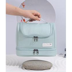 HR232 New Wet and Dry Separation Household Storage Bag Polyester Travel Simple Wash Bag Ventilate Cosmetic Storage Portable Bag