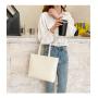 Fashion Large Capacity Tote Handbag Casual Versatile Shoulder Bag China Wholesale PU Ladies Shoulder Bag