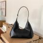 New Factory Wholesale Vintage Women's Hand Armpit Bag High Quality Luxury Handbag Autumn Crocodile Pattern Leather Shoulder Bag
