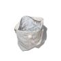 B&PCo staple canvas Farmers Market NAVY STRIPE COOLER TOTE BAG with Custom Printed Waterproof Vinyl linings LeatherHandles