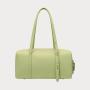 Fashion Women Shoulder Bag Black Leather Shoulder Bag Cylinder Underarm Bags Ladies Handbags