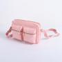 Long Strap Women Waterproof Waist Casual Hip Bum Bag Fanny Pack Multi-Pockets Nylon Crossbody Belt Messenger Bags