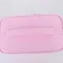 Durable Waterproof  PVC Window Portable Handle Wash Toiletry Bag Open Top Transparent Travel Cosmetic Bags Clear Toiletry Bag