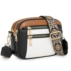 ZF377  New Fashion Women Bag Handbag Vintage PU Leather Crossbody Bag Ladies Single Shoulder Tote Bags For Women Simple
