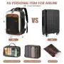 LOVEVOOK Fashion Design 40L multifunctional travel laptop backpack with 3 Packing Cubes 17 In Business travel backpack for women