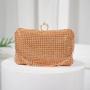 New fashion bling crystal rhinestone bag wedding full dress purse fashion shoulder gold clutch bags for women luxury evening bag