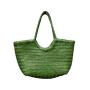 Custom Handmade Woven Luxury Genuine Leather Tote Bags Handbags For Women