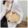 ZR785 Women Beach Bag Handbag Fashion Handmade Woven Straw Summer Messenger Crossbody Bag Girls Lady Straw Tote Bag Shopping