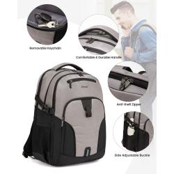 LOVEVOOK Stylish Large Travel Backpack for Men TSA Approved Carry On Computer Rucksack school work business Laptop Backpacks usb