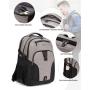LOVEVOOK Stylish Large Travel Backpack for Men TSA Approved Carry On Computer Rucksack school work business Laptop Backpacks usb