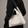 Chain tote large capacity fashionable cowhide women's bag