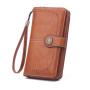 CCF77 Women Clutch Wallet Vintage Clutch Wallet Holder Card Bag for Girls Long Pu Leather Designer Slim Wallets Leather Woman