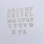 Keymay RTS Lightweight Personalized Varsity Self Adhesive Embroidered Letter Patch Sticker Patch Rhinestone Pearl Letter Patches